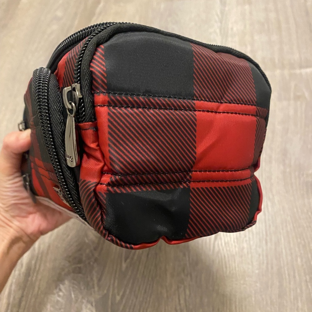 NEW Lug Trolley Mini Cosmetic Case- Red Check Baffalo - Picture 7 of 16